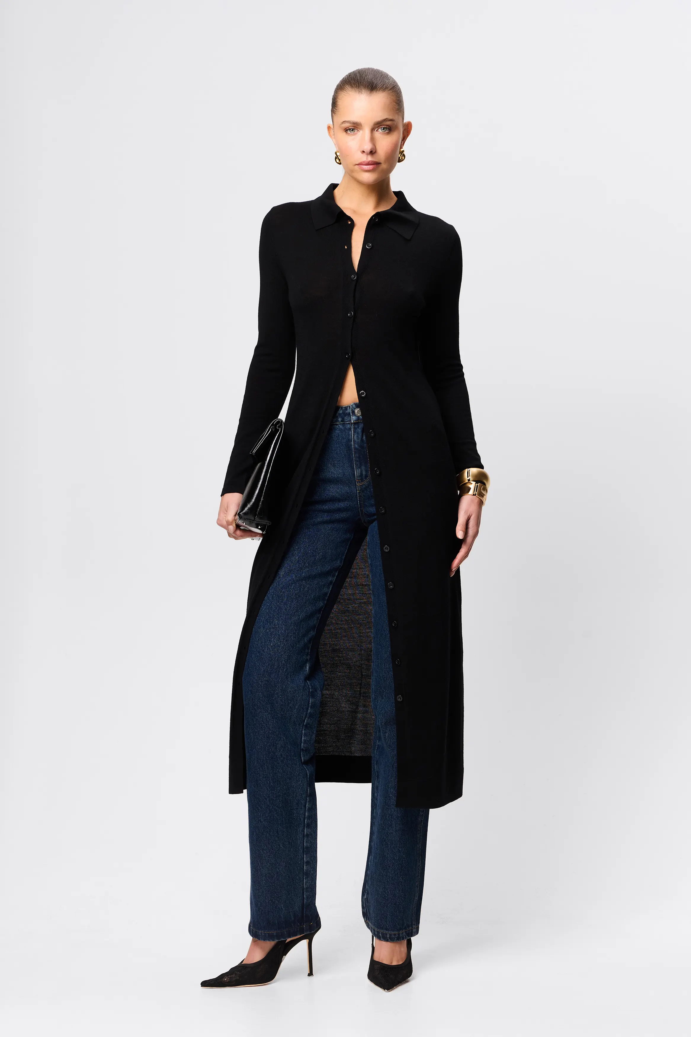 Maine Longline Merino Cardigan - Image 4