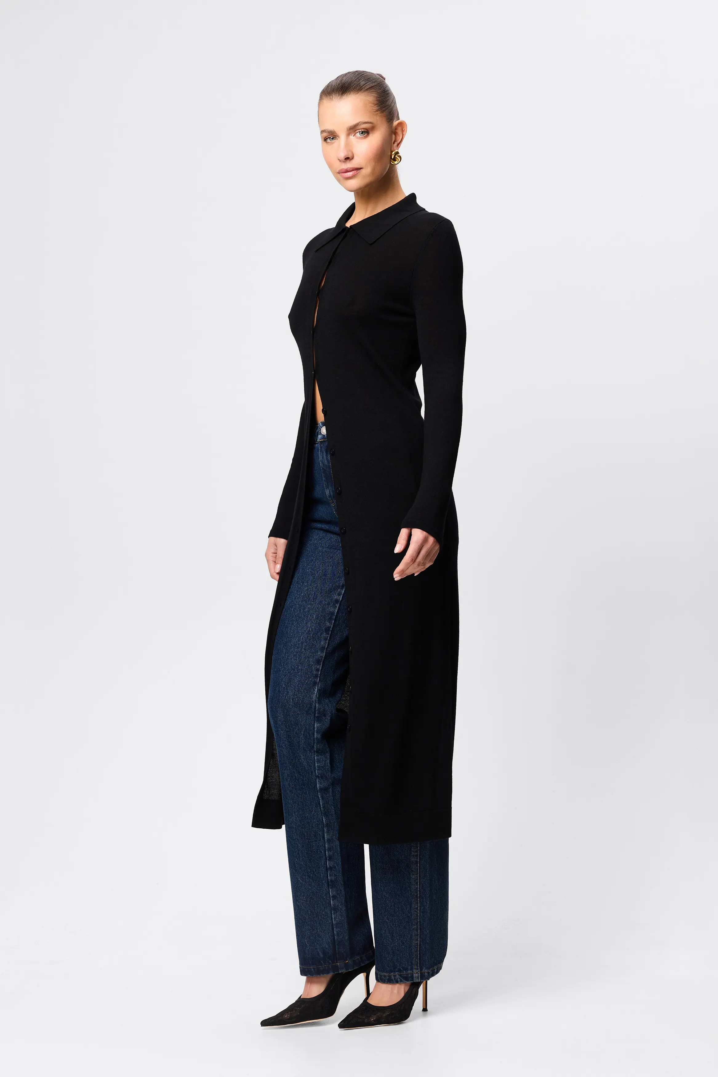 Maine Longline Merino Cardigan - Image 6