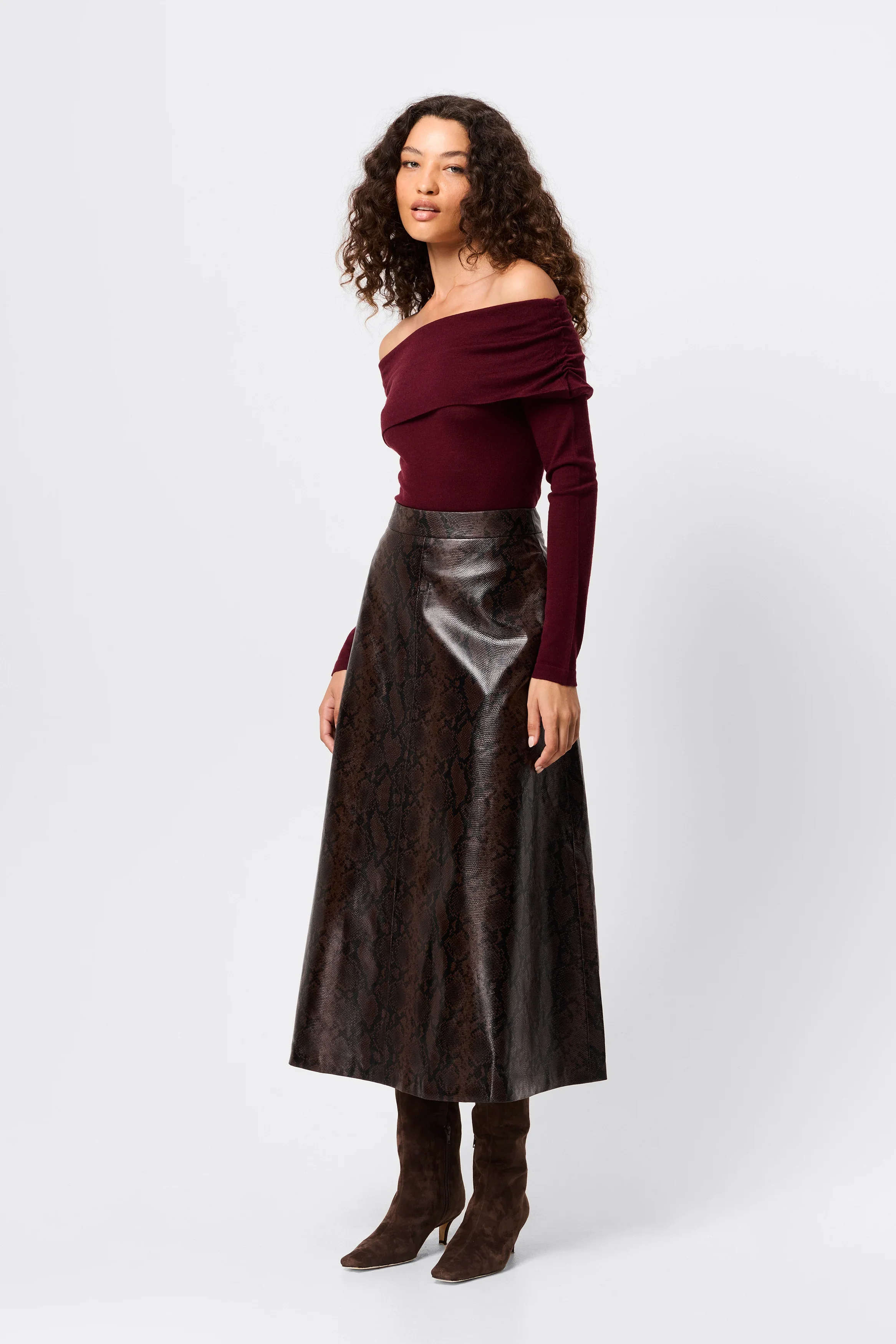Maine Off Shoulder Merino Top - Image 3