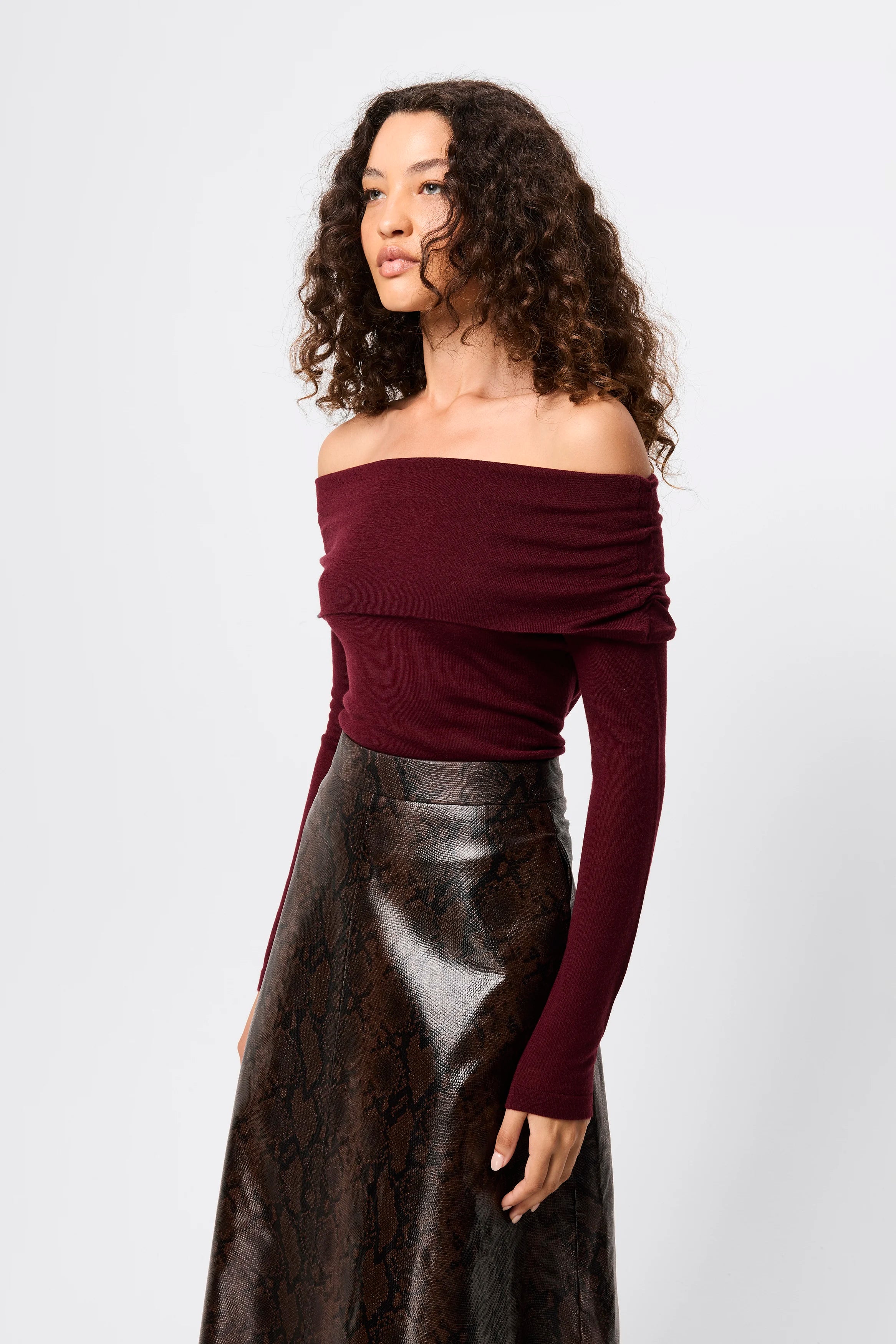 Maine Off Shoulder Merino Top - Image 4