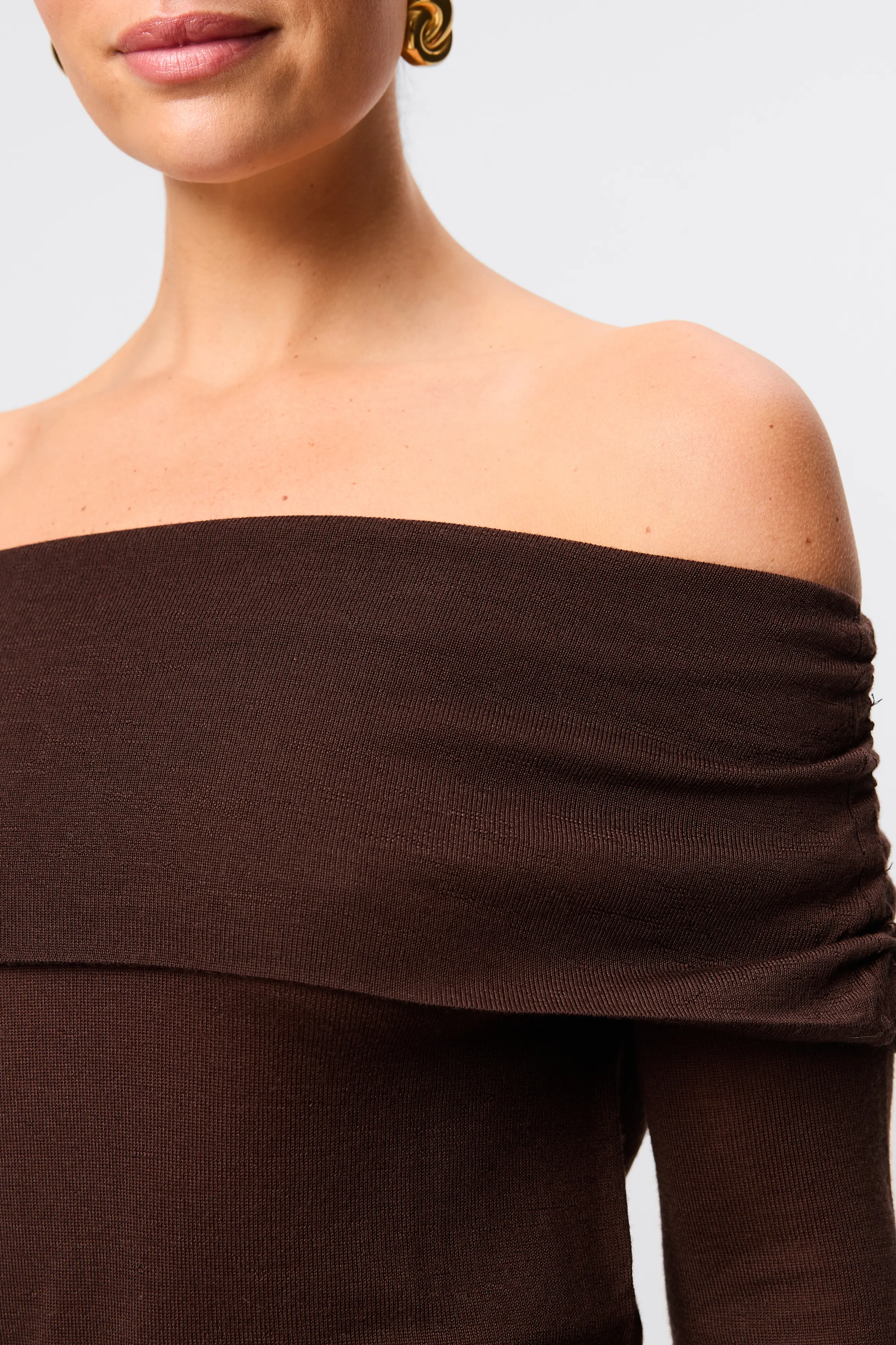 Maine Off Shoulder Merino Top - Image 4