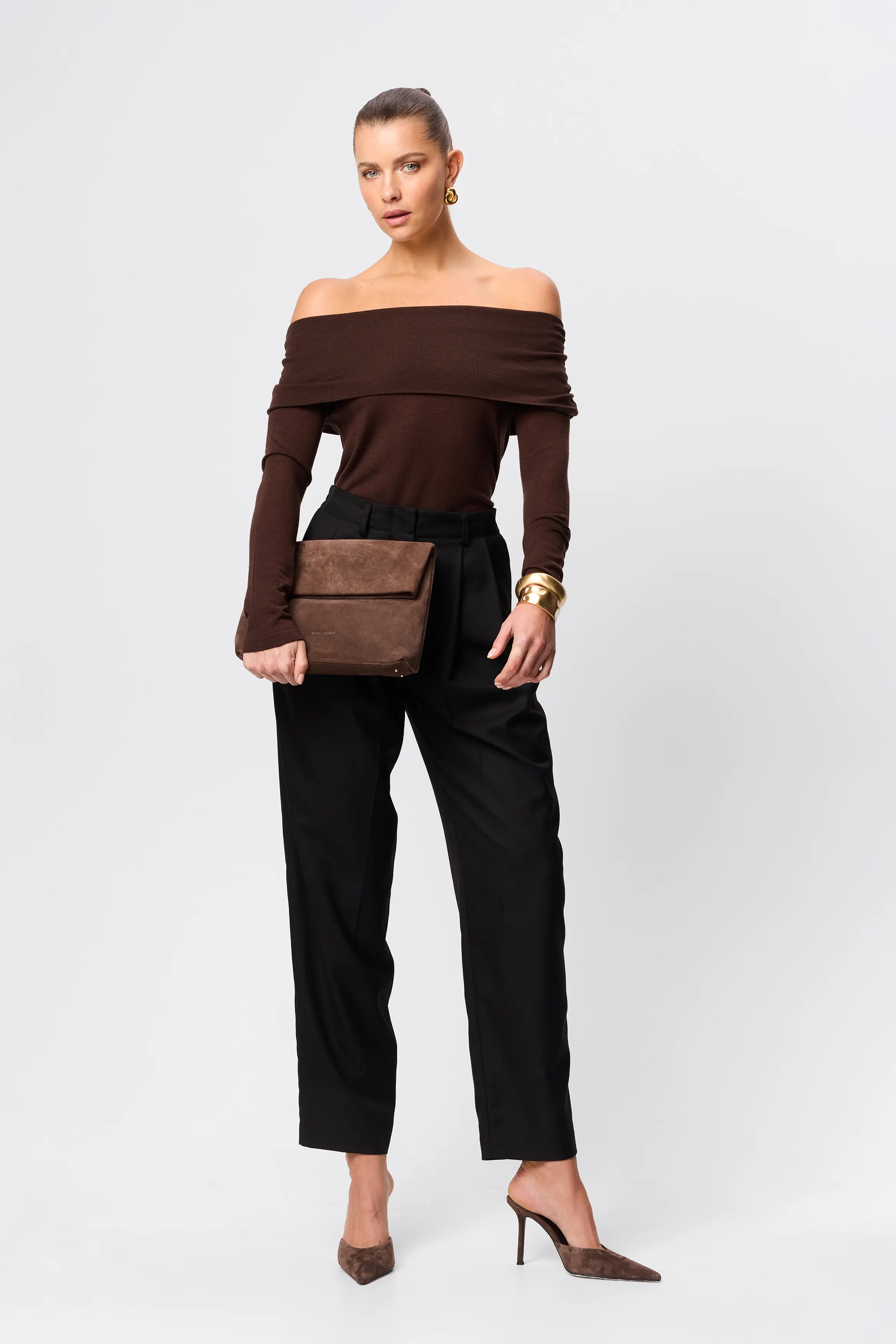Maine Off Shoulder Merino Top - Image 5