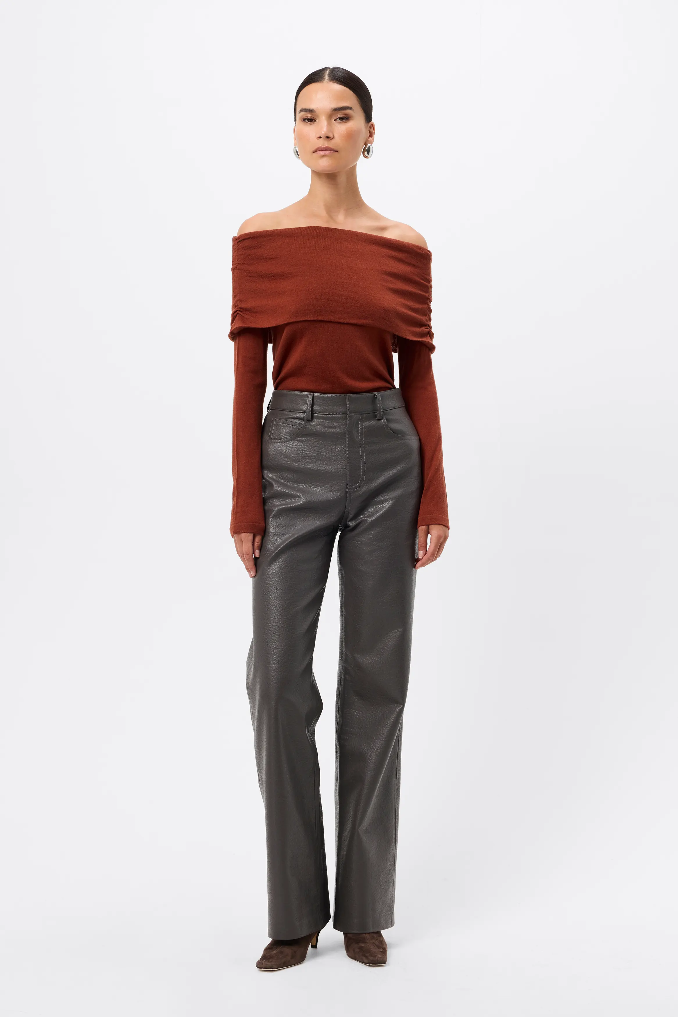 Maine Off Shoulder Merino Top - Image 6