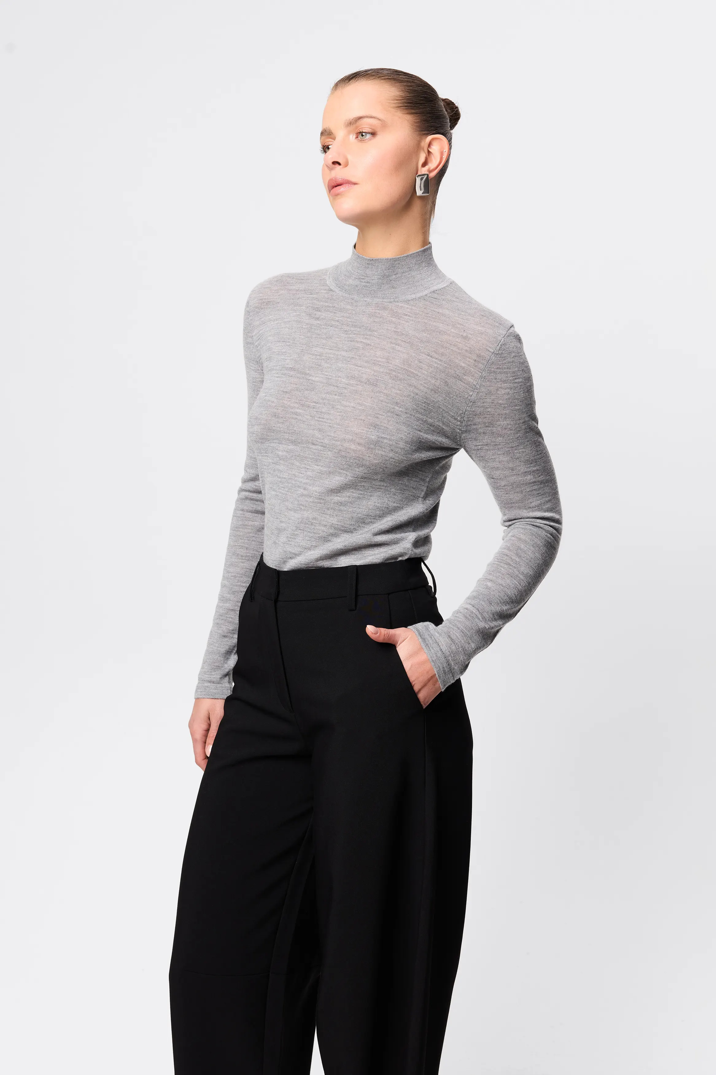 Maine Turtleneck Merino Top - Image 4